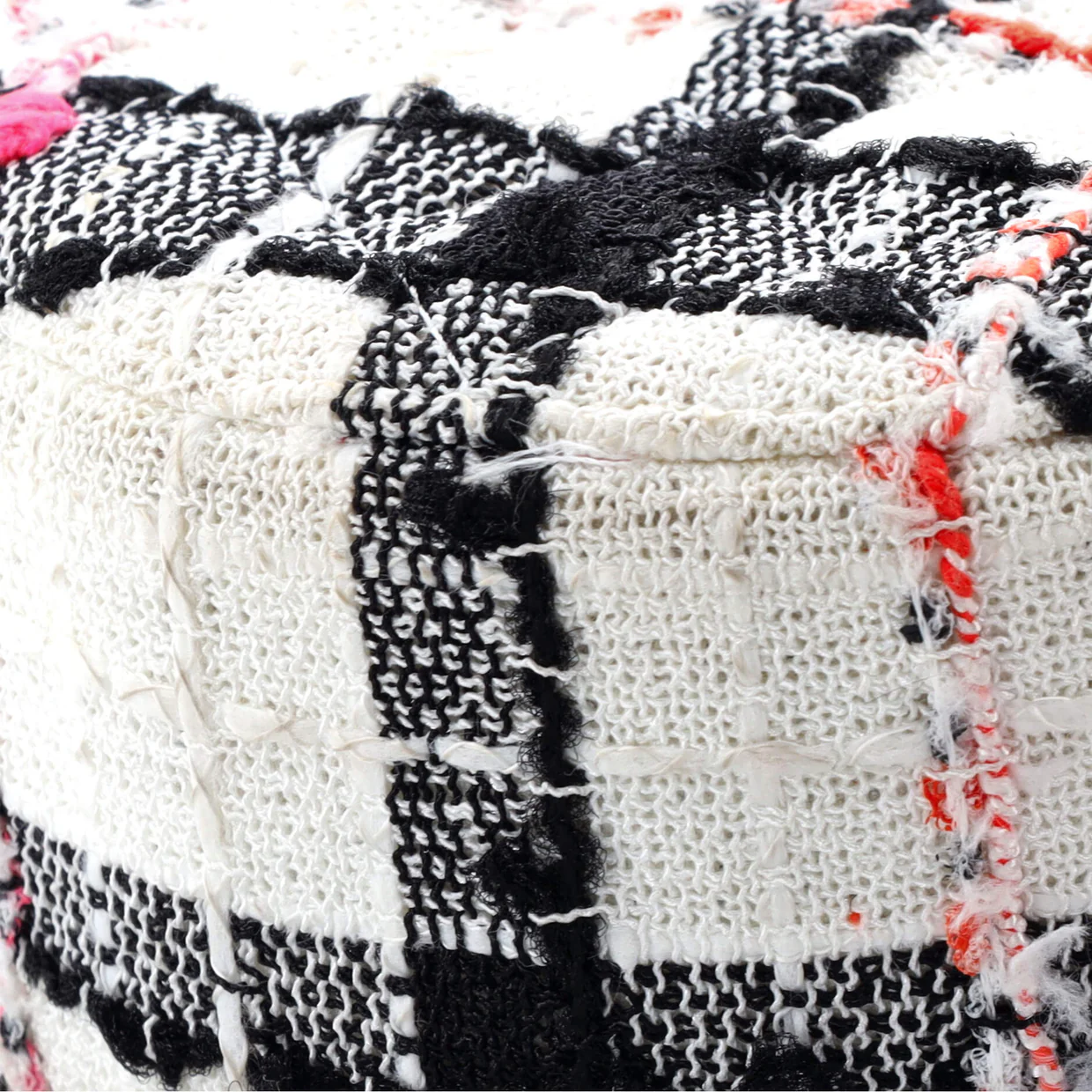 Round Clutch with Chain Quilted Tweed Mini - Deep Luxury