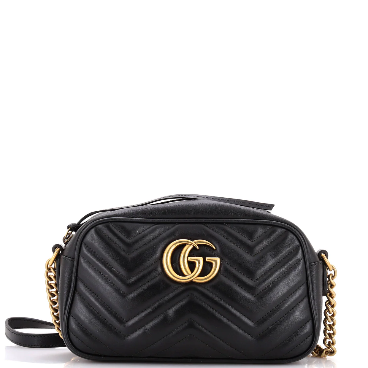 GG Marmont Shoulder Bag Matelasse Leather Small - Deep Luxury