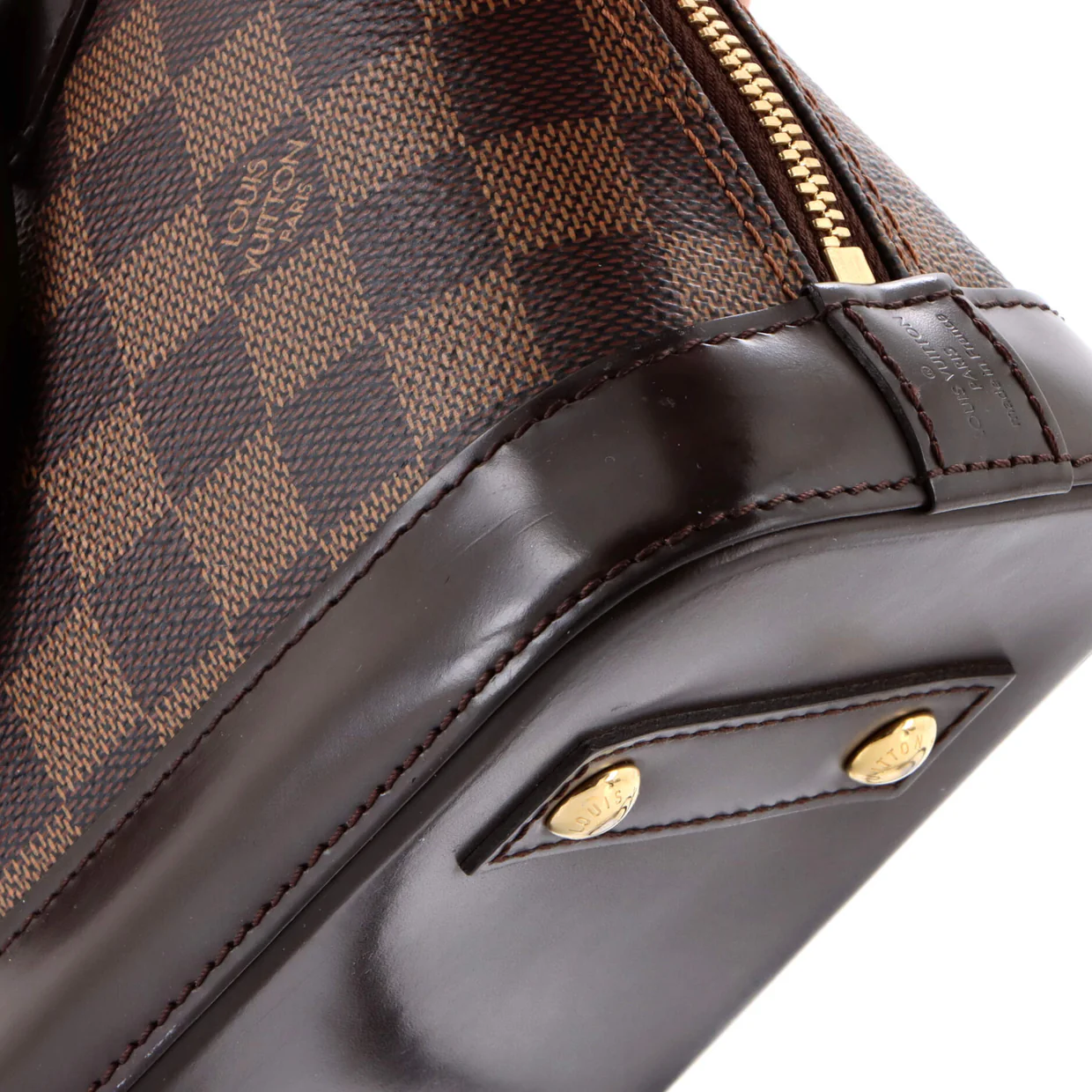 Alma Handbag Damier BB - Deep Luxury