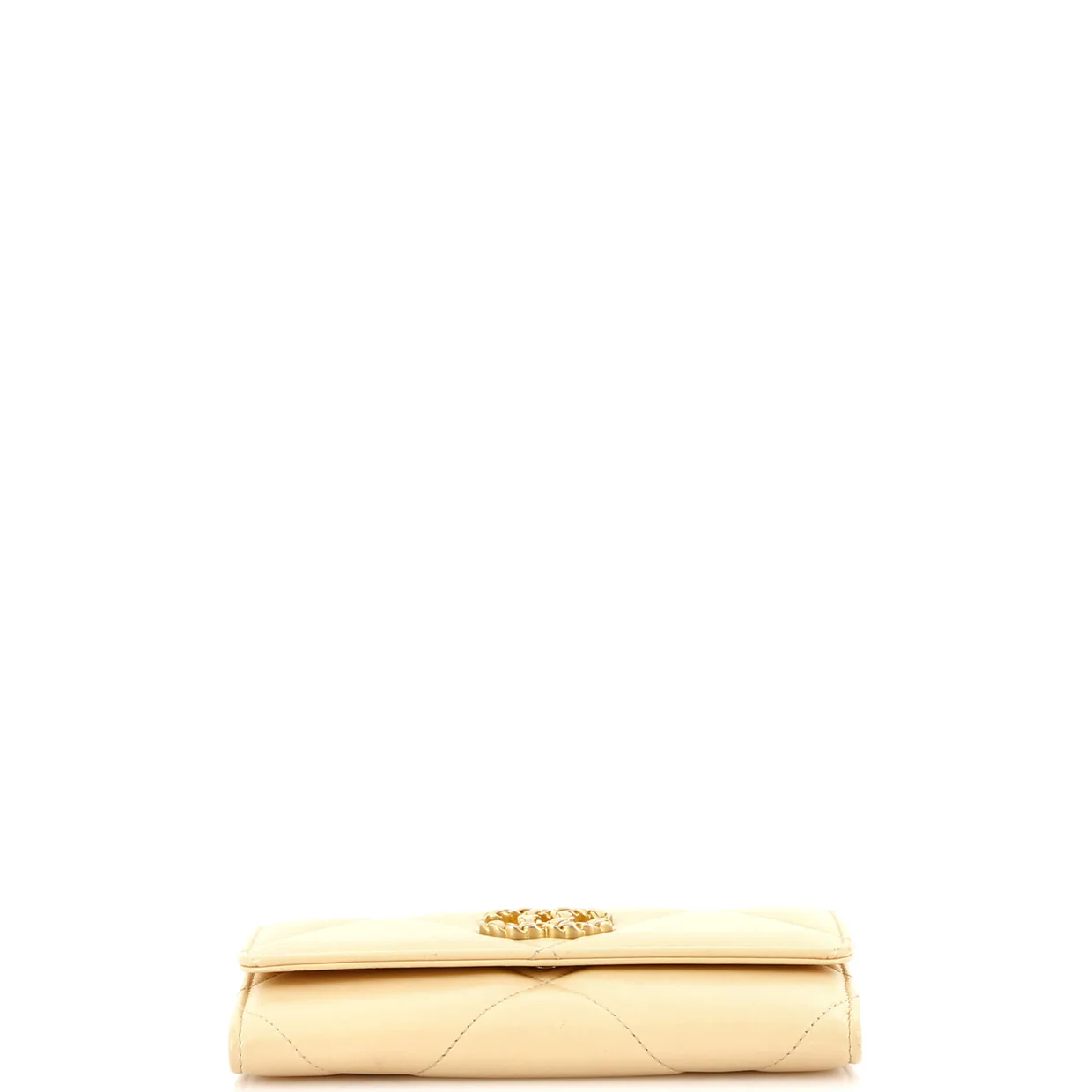 19 Flap Wallet Quilted Lambskin Long - Deep Luxury