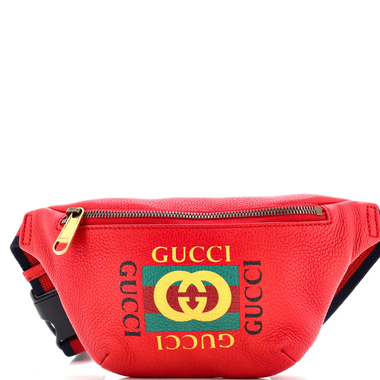 Logo Belt Bag Printed Leather Small - Deep Luxury