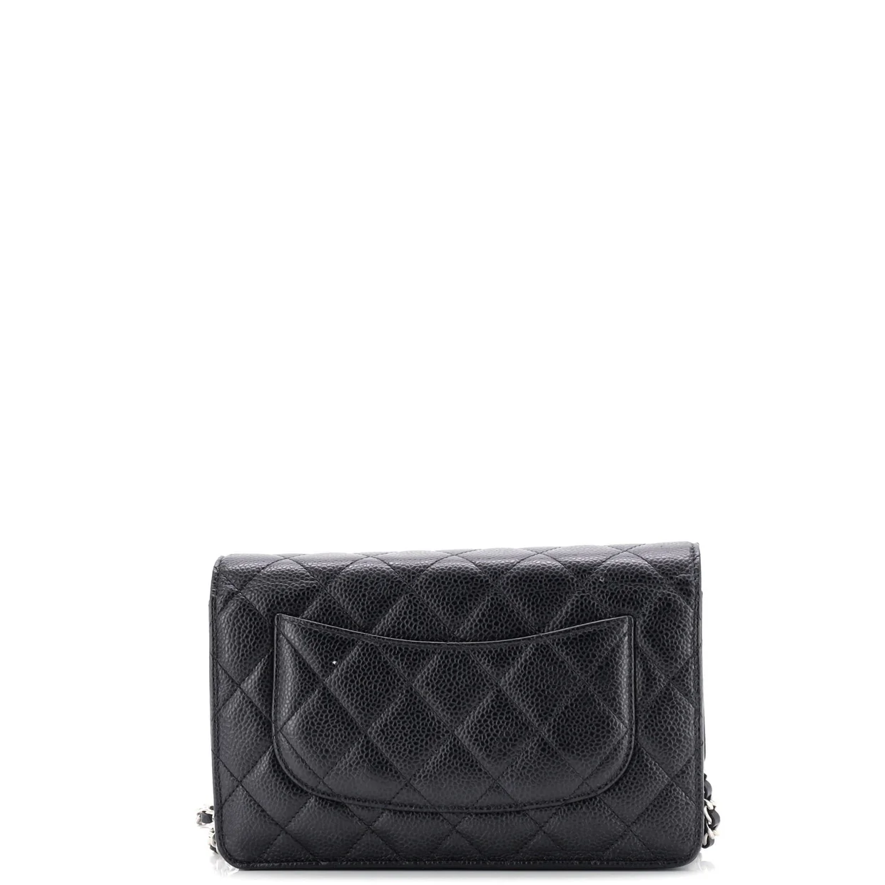 Wallet on Chain Quilted Caviar - Deep Luxury