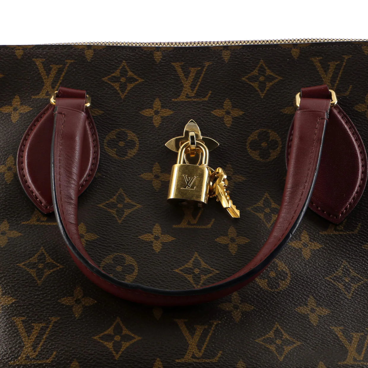 Flower Zipped Tote Monogram Canvas MM - Deep Luxury