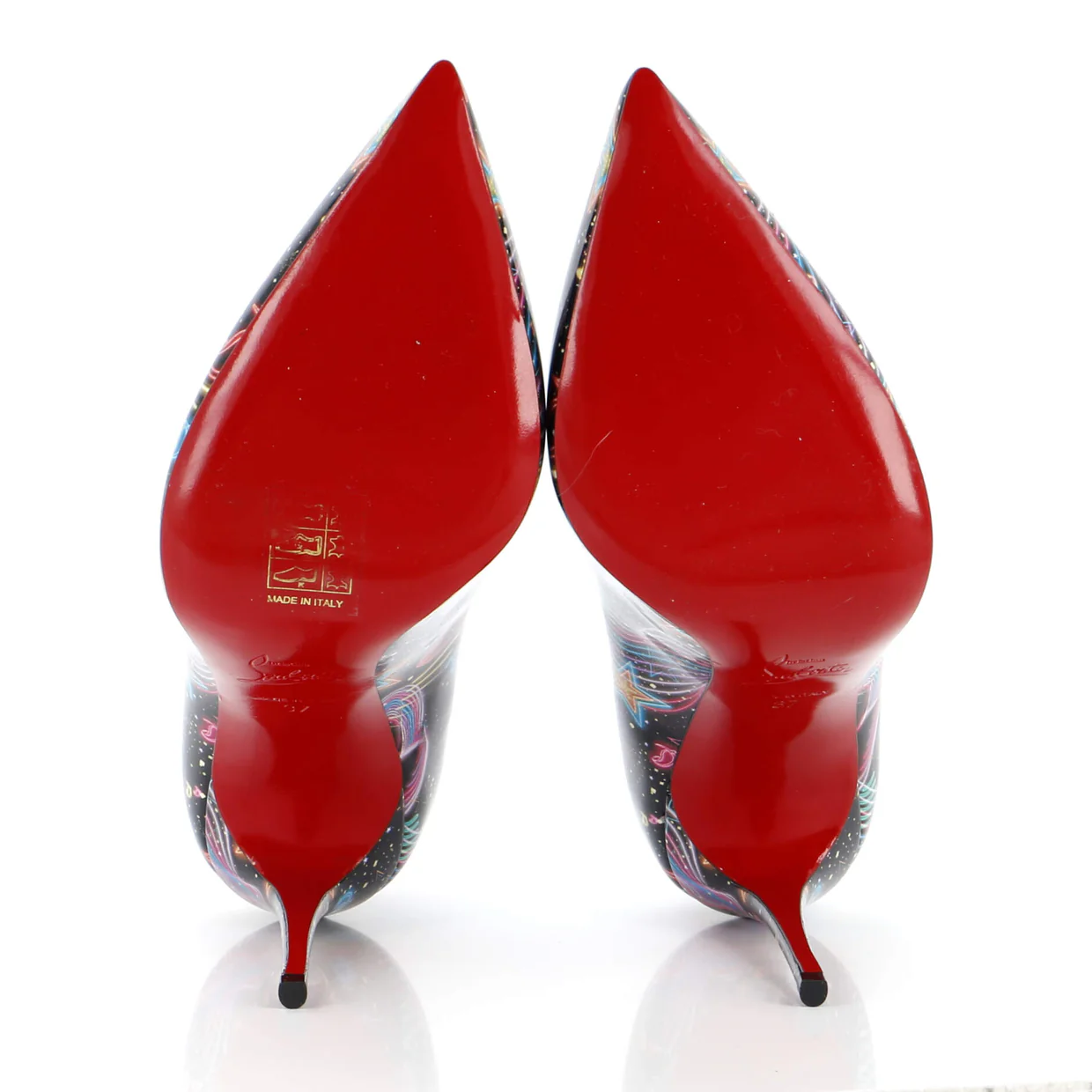 Women's Hot Chick Pumps Printed Patent 100 - Deep Luxury