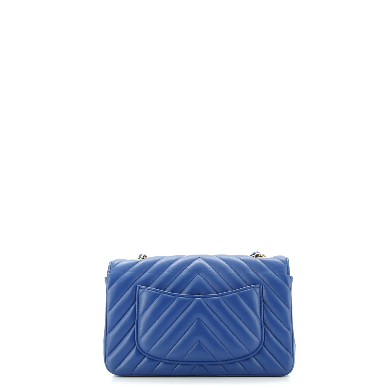 Classic Single Flap Bag Chevron Lambskin Mini - Deep Luxury
