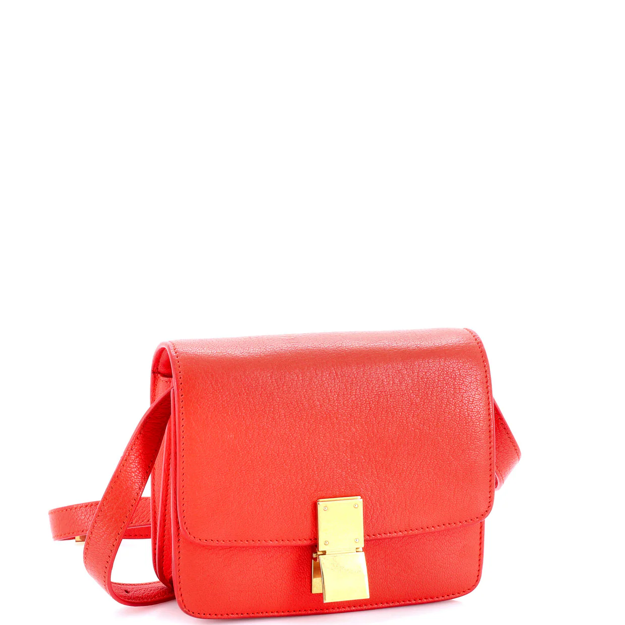 Classic Box Bag Grainy Leather Small - Deep Luxury