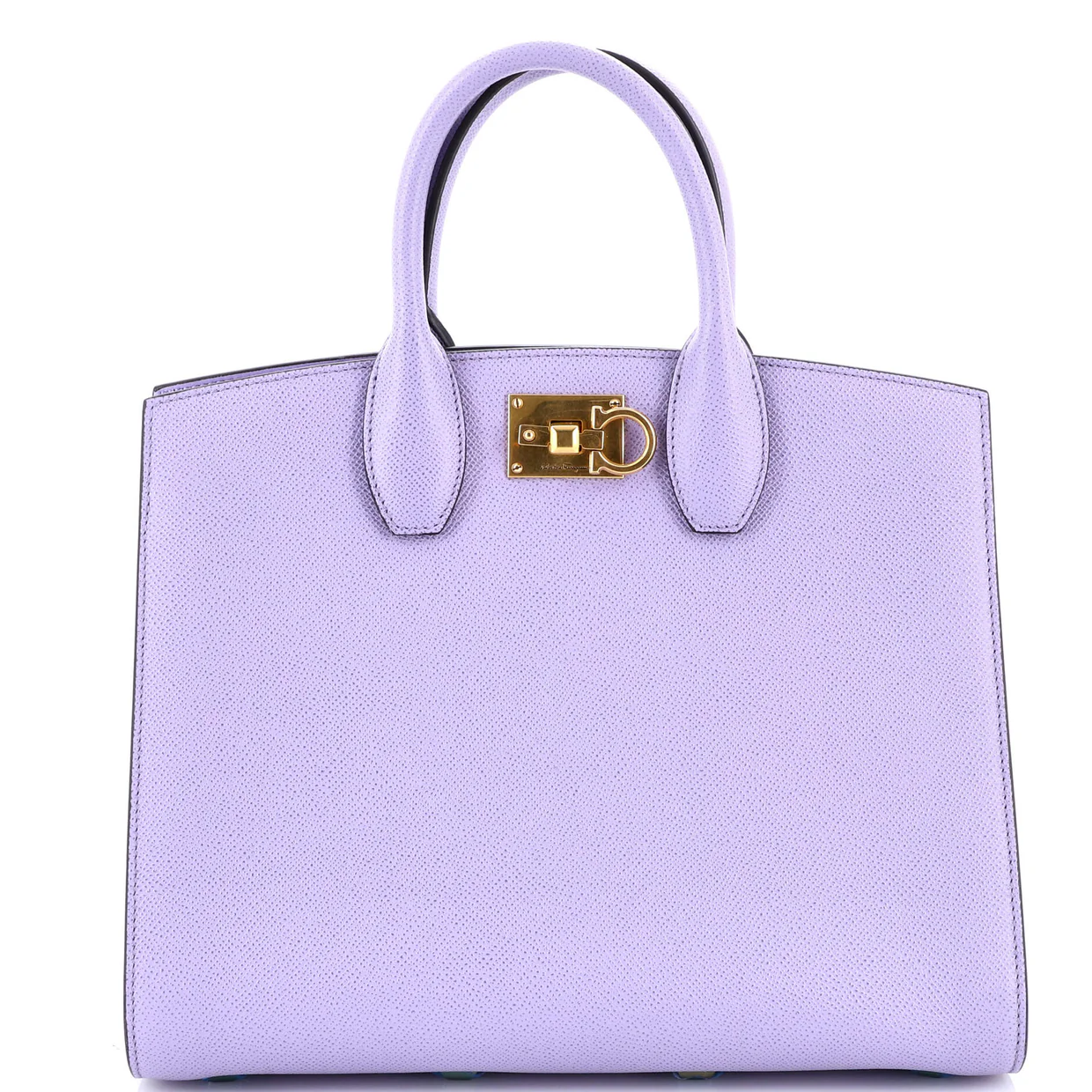 Studio Box Satchel Leather Medium - Deep Luxury