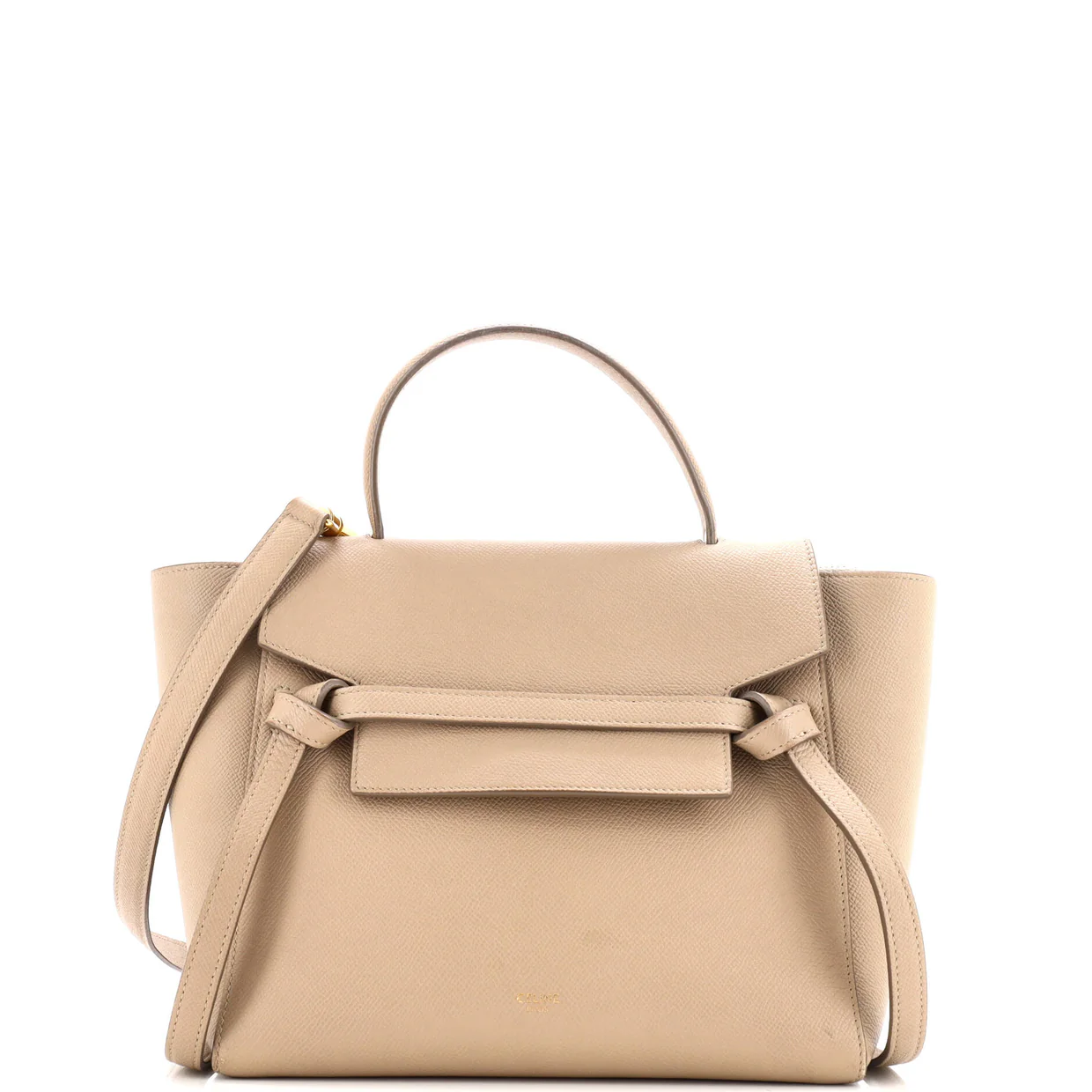 Belt Bag Textured Leather Micro - Deep Luxury