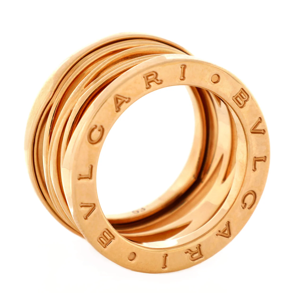 B.Zero1 Design Legend Zaha Hadid Four Band Ring 18K Rose Gold - Deep Luxury