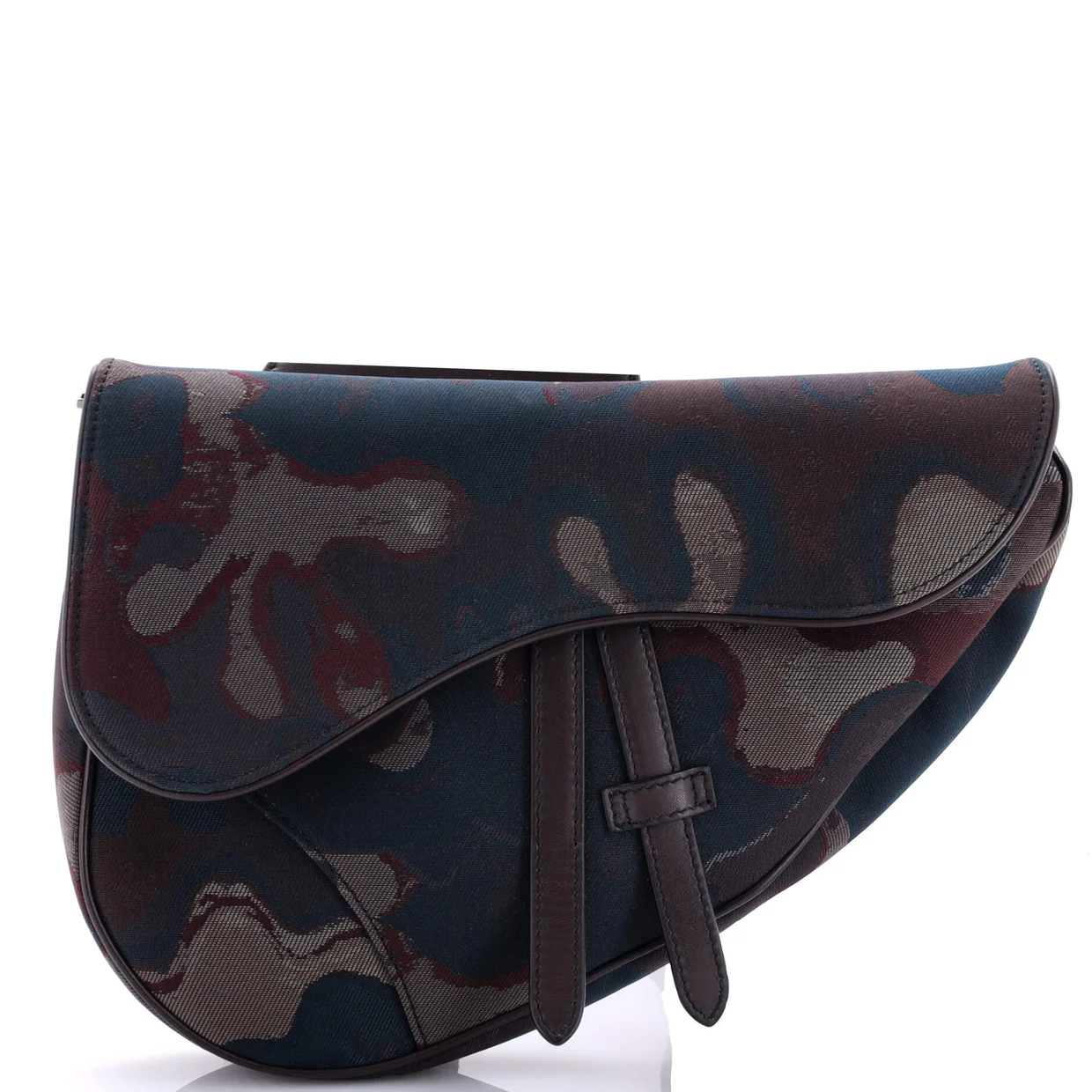 Peter Doig Saddle Crossbody Bag Printed Canvas - Deep Luxury