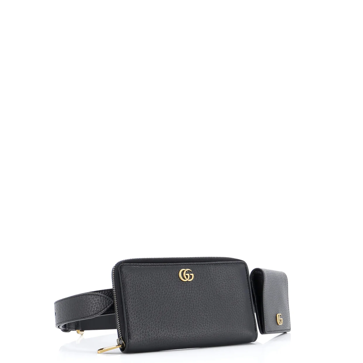 GG Marmont Double Belt Bag Leather - Deep Luxury