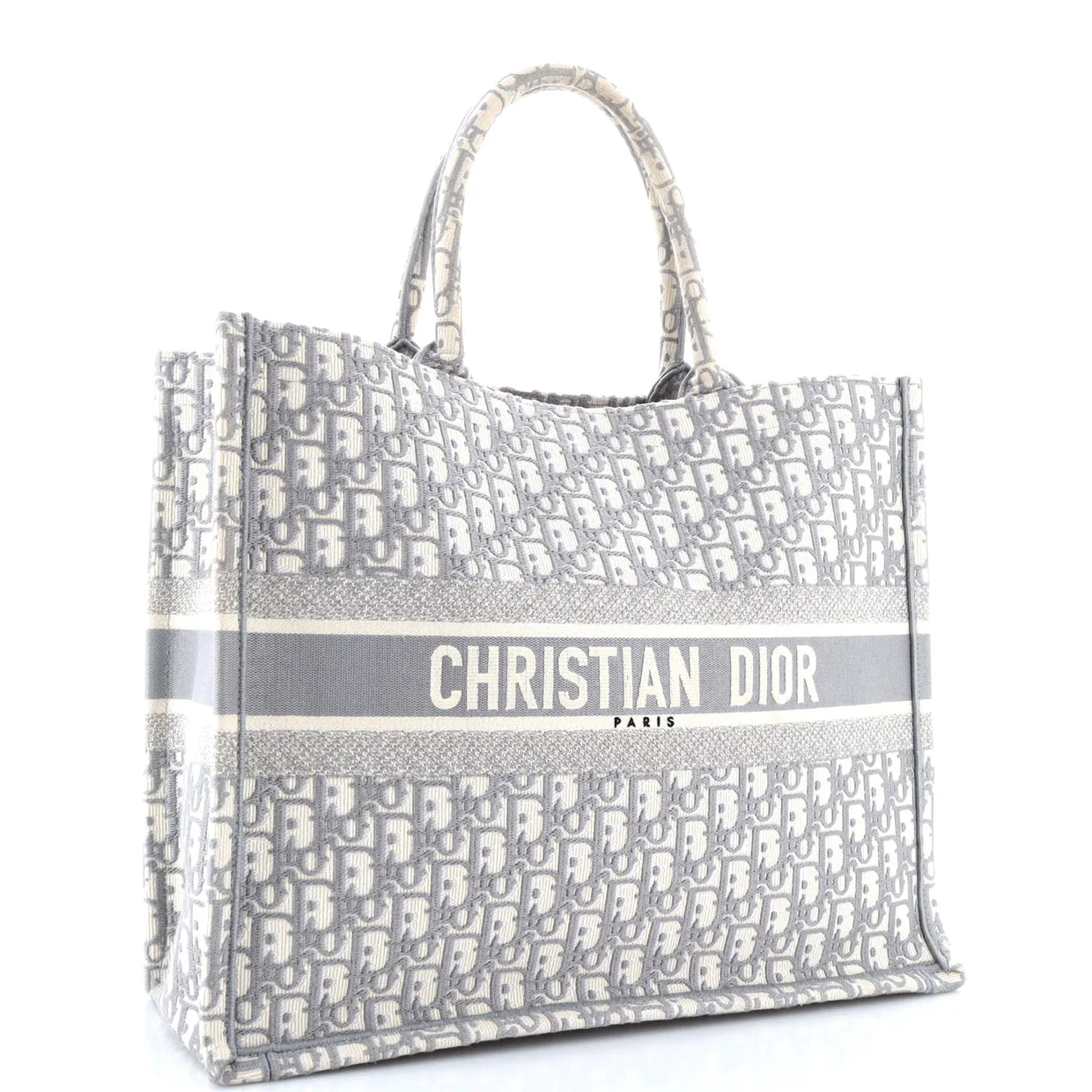 Book Tote Oblique Canvas Large - Deep Luxury