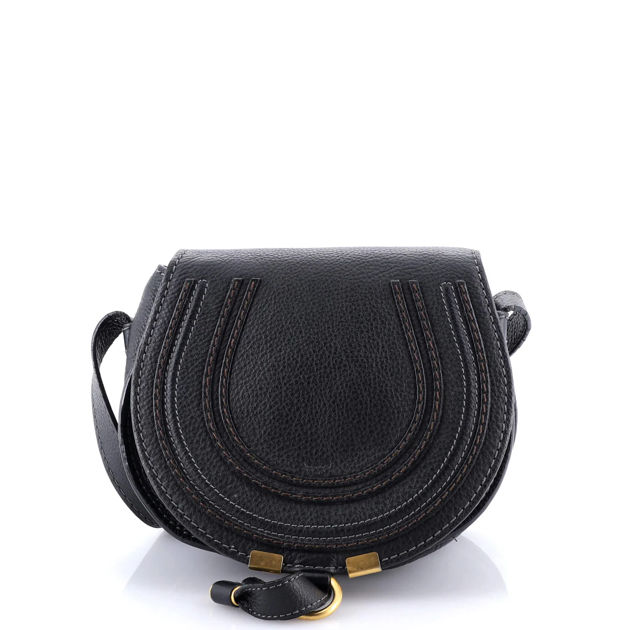 Marcie Crossbody Bag Leather Small - Deep Luxury
