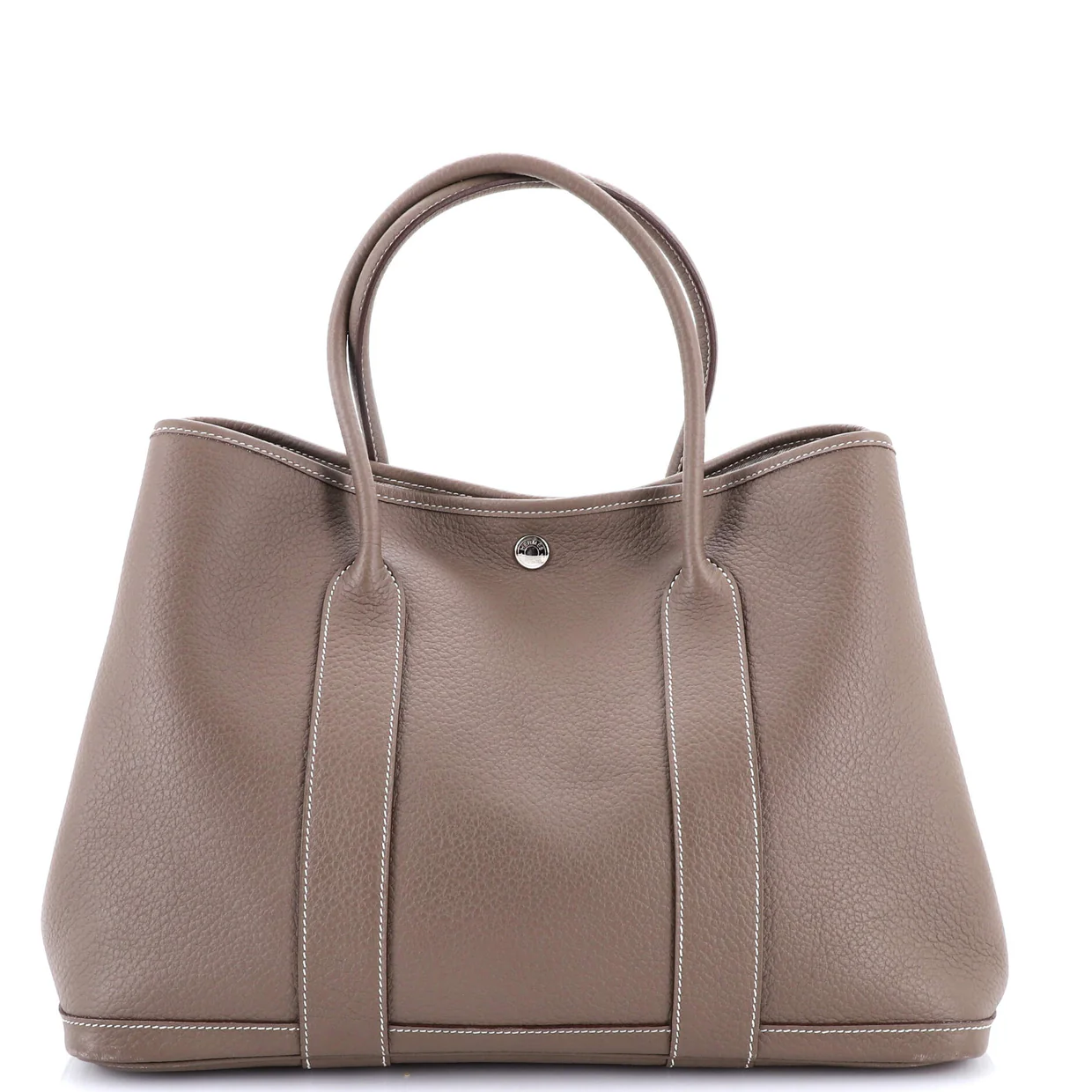 Garden Party Tote Leather with Printed Interior 36 - Deep Luxury