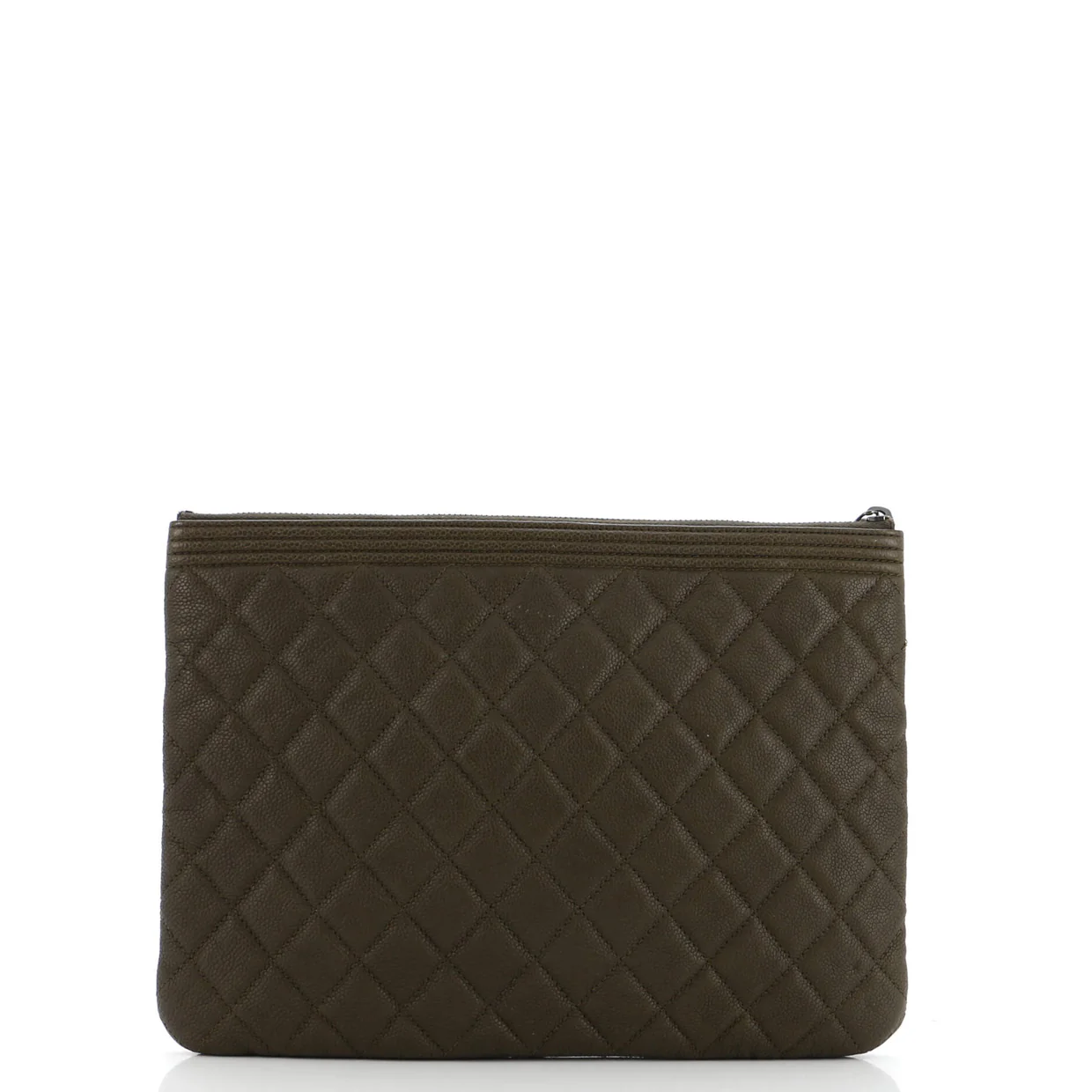 Boy O Case Clutch Quilted Caviar Medium - Deep Luxury