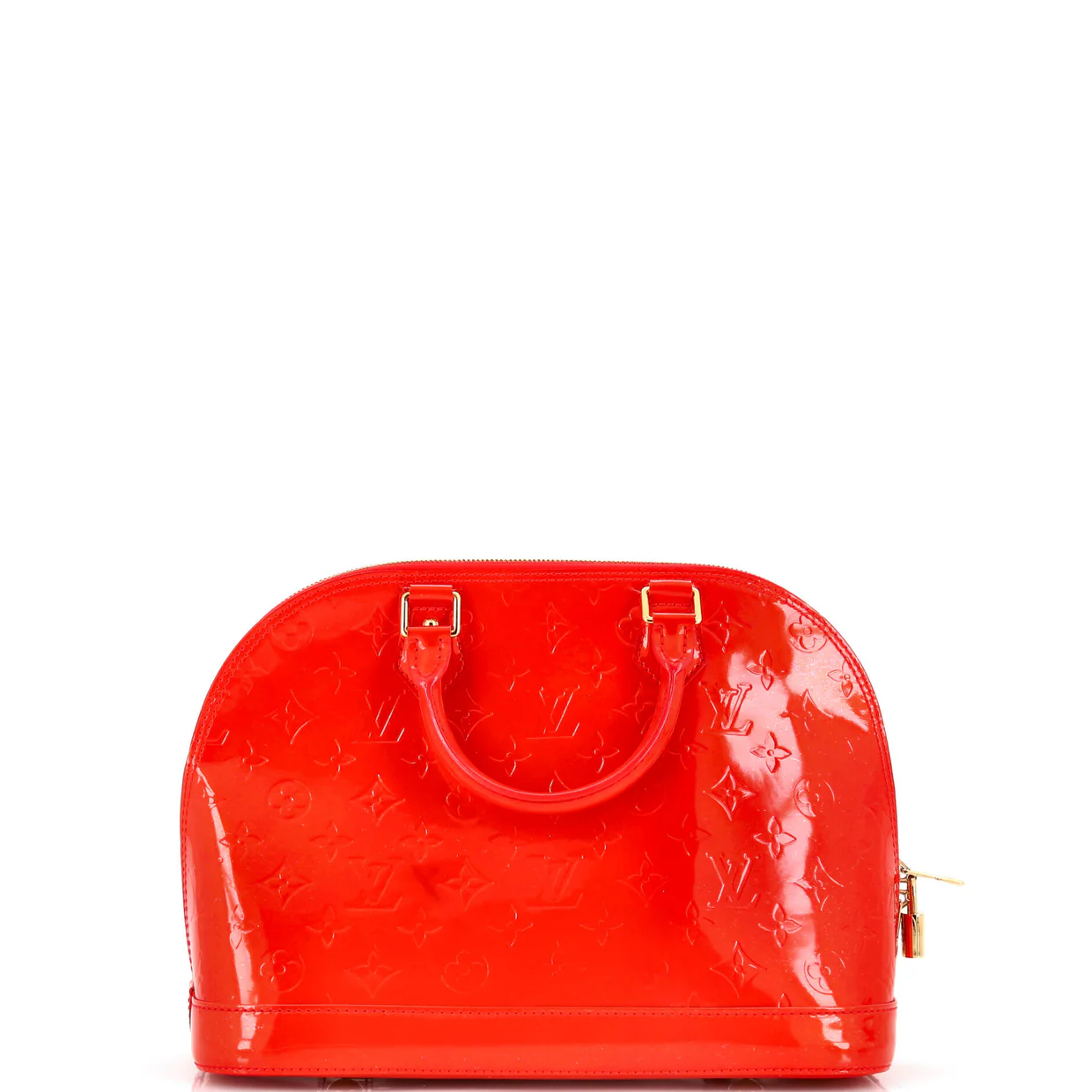 Alma Handbag Monogram Vernis PM - Deep Luxury