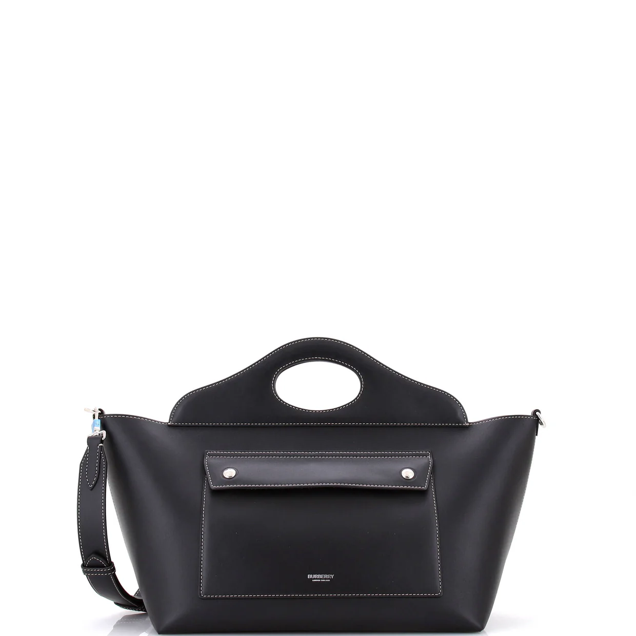 Soft Pocket Tote Leather Small - Deep Luxury