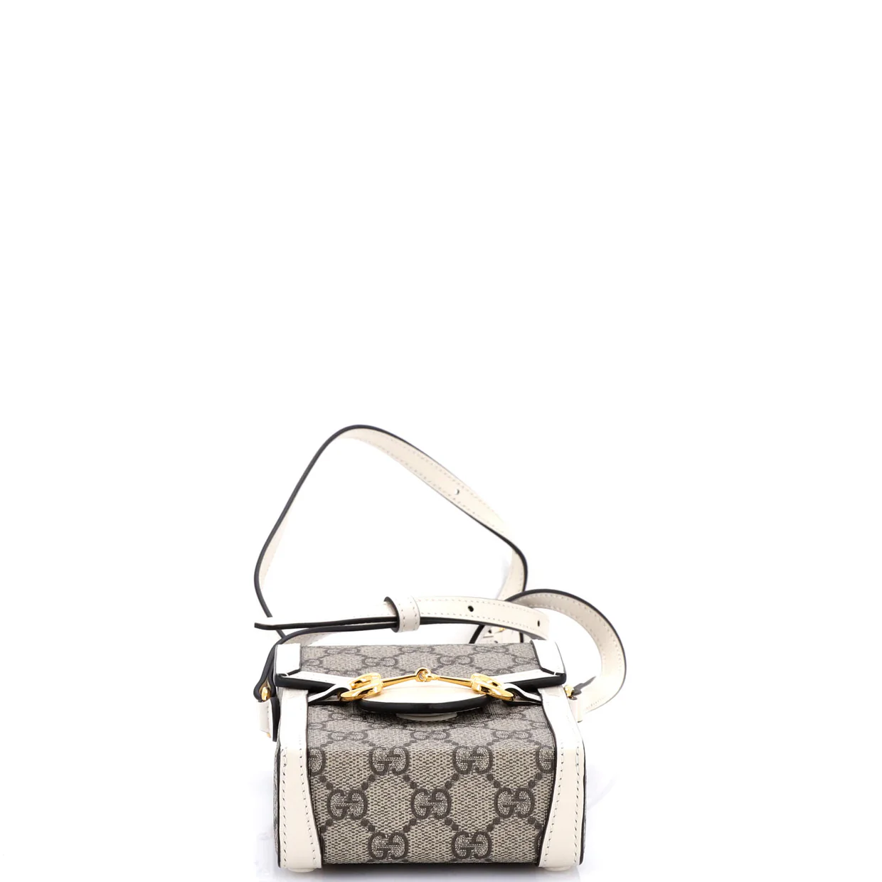 Horsebit 1955 Crossbody Bag GG Coated Canvas with Leather Mini - Deep Luxury