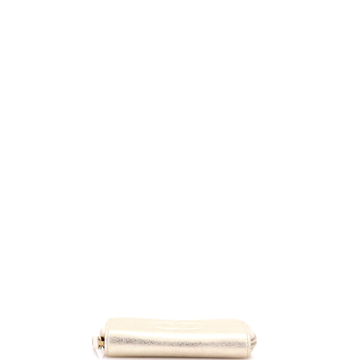 Timeless Zip Around Coin Purse Goatskin Compact - Deep Luxury