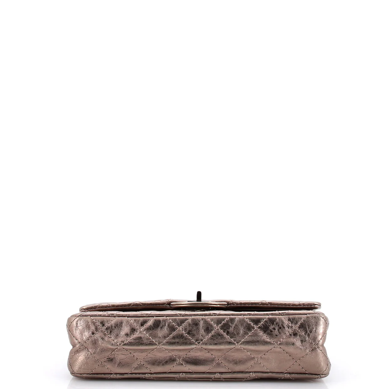 Reissue 2.55 Flap Bag Quilted Metallic Aged Calfskin 225 - Deep Luxury