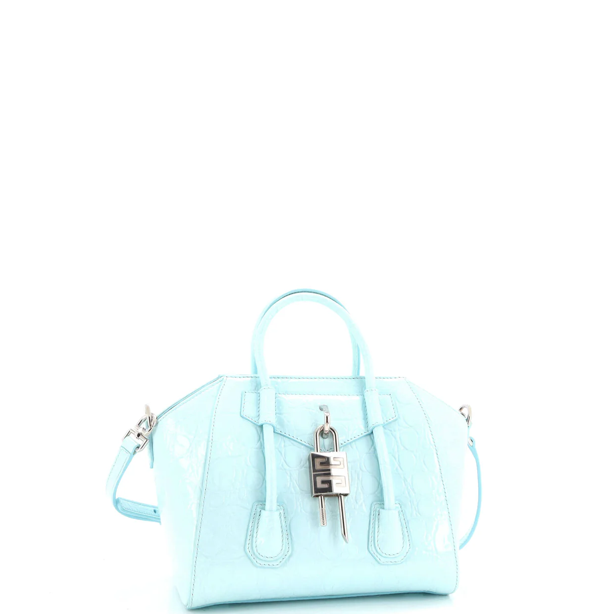 Antigona Lock Bag Leather Mini - Deep Luxury