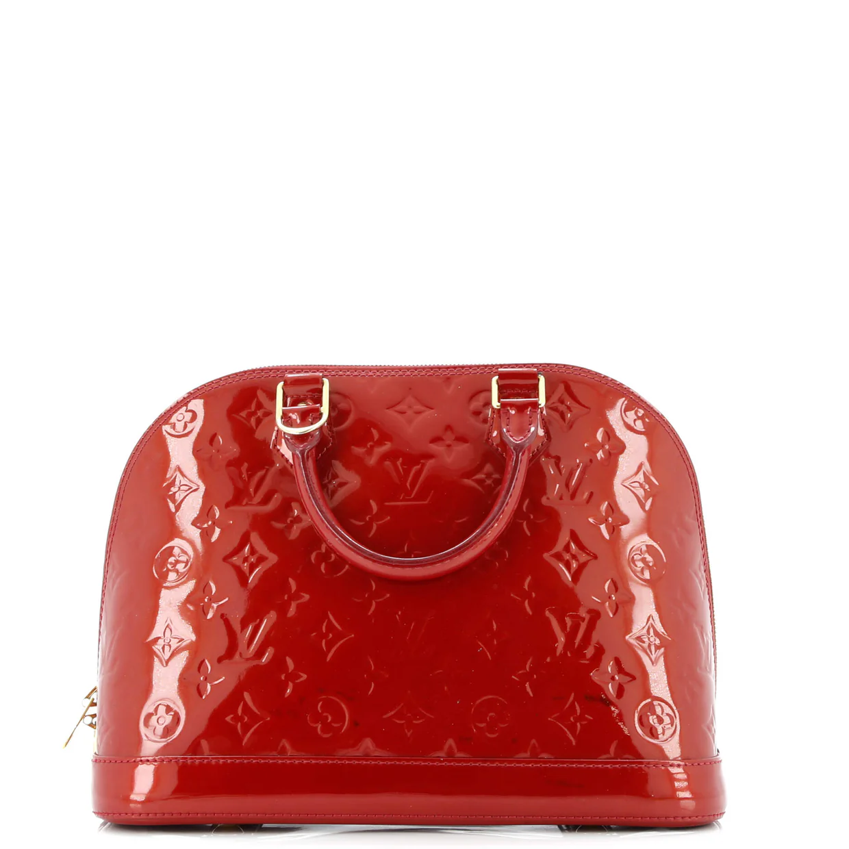 Alma Handbag Monogram Vernis PM - Deep Luxury