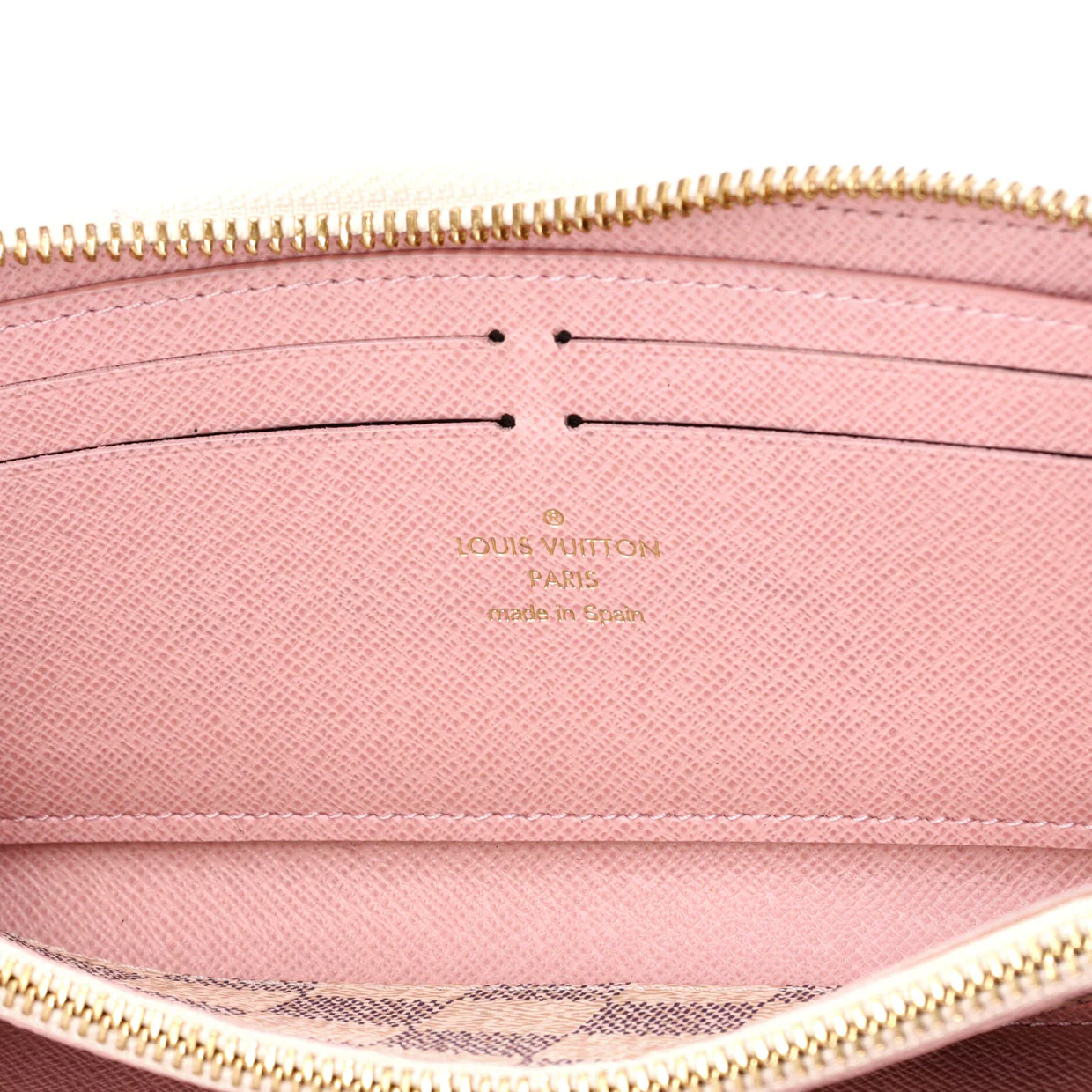 Clemence Wallet Studded Damier - Deep Luxury
