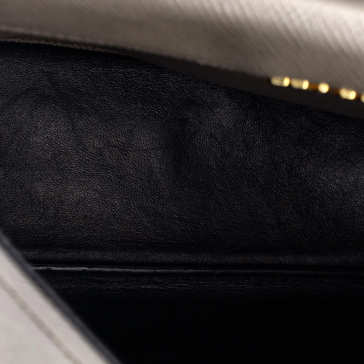 Cuir Double Tote Saffiano Leather Medium - Deep Luxury