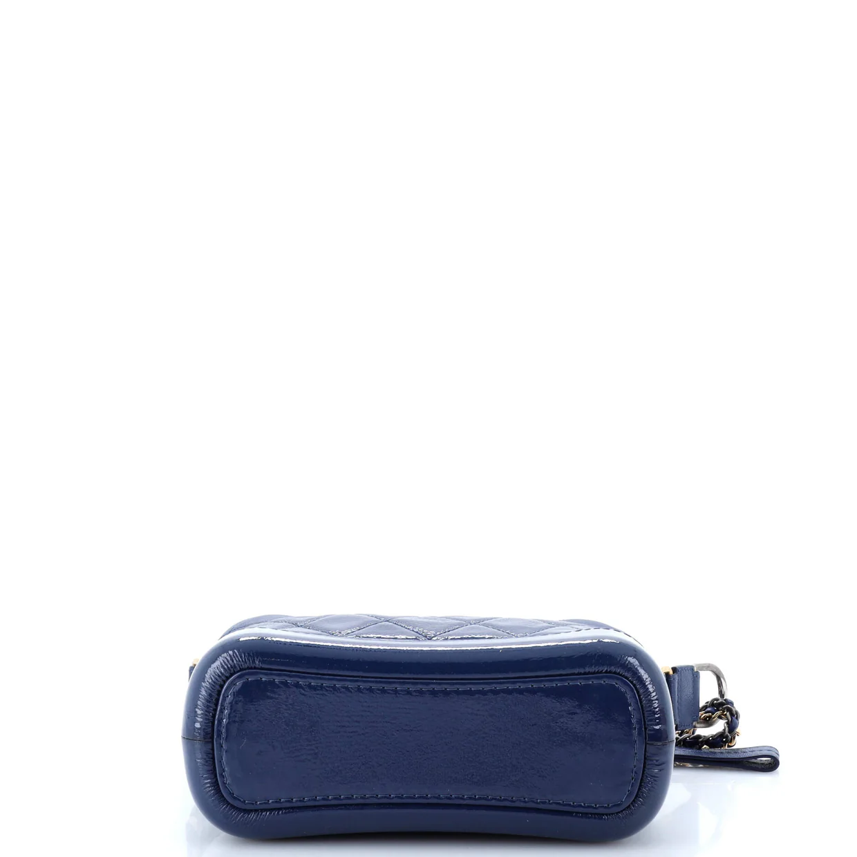 Gabrielle Hobo Quilted Goatskin and Patent Small - Deep Luxury