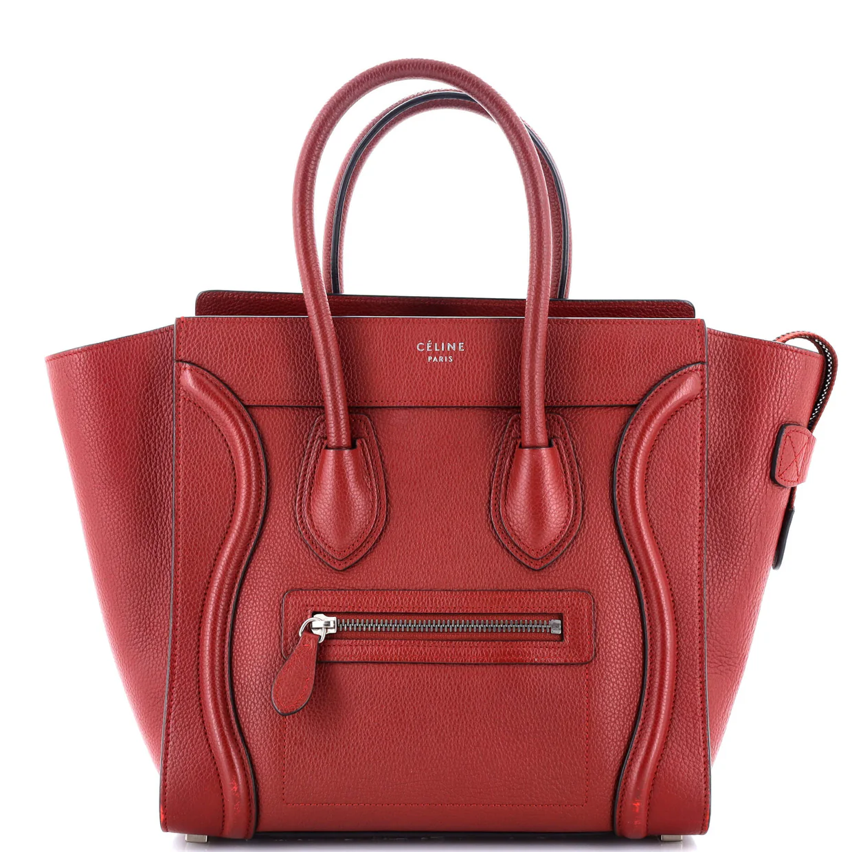 Luggage Bag Grainy Leather Micro - Deep Luxury