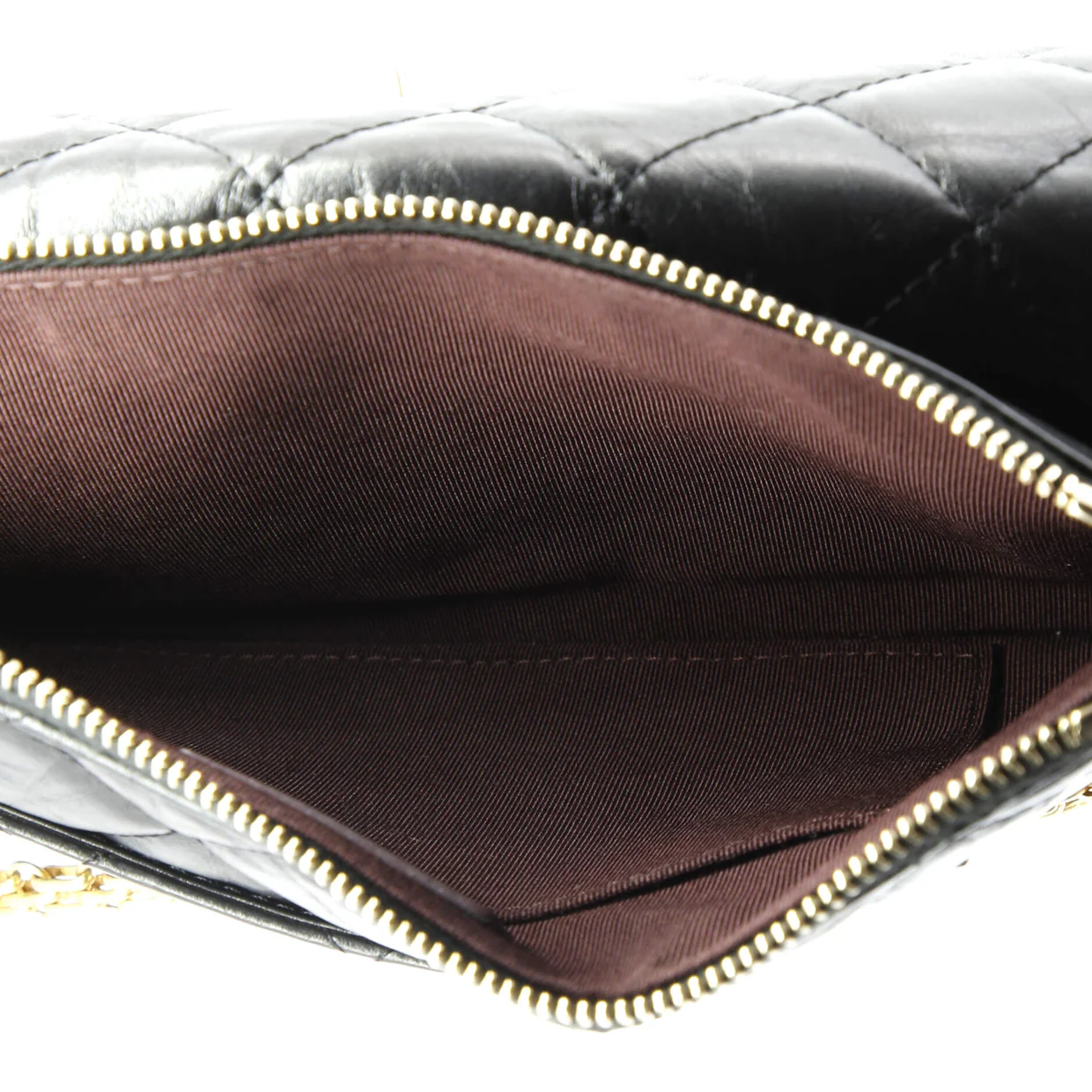 Front Pocket Reissue 2.55 Wallet on Chain Quilted Aged Calfskin - Deep Luxury