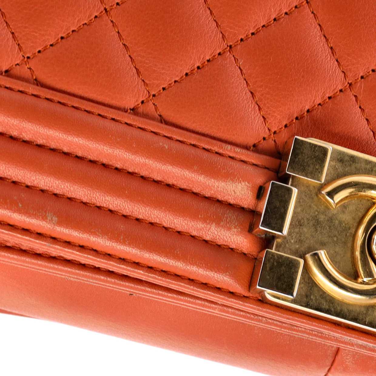 Boy Flap Bag Quilted Lambskin Large - Deep Luxury