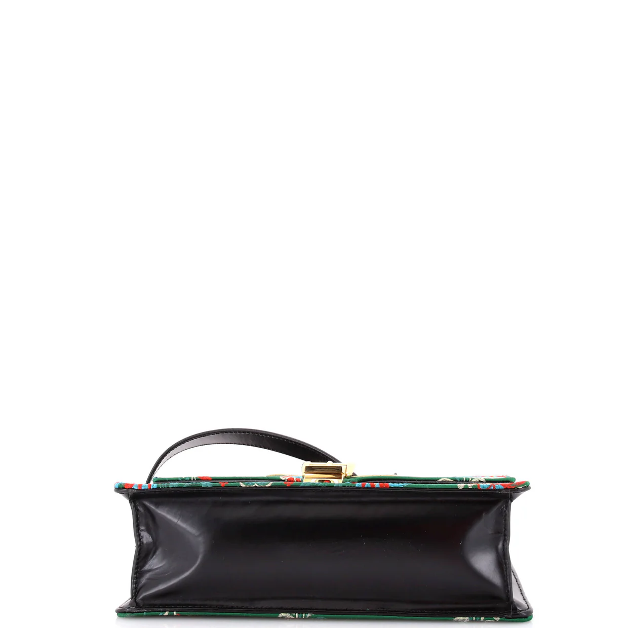 Sylvie Shoulder Bag Floral Jacquard Small - Deep Luxury