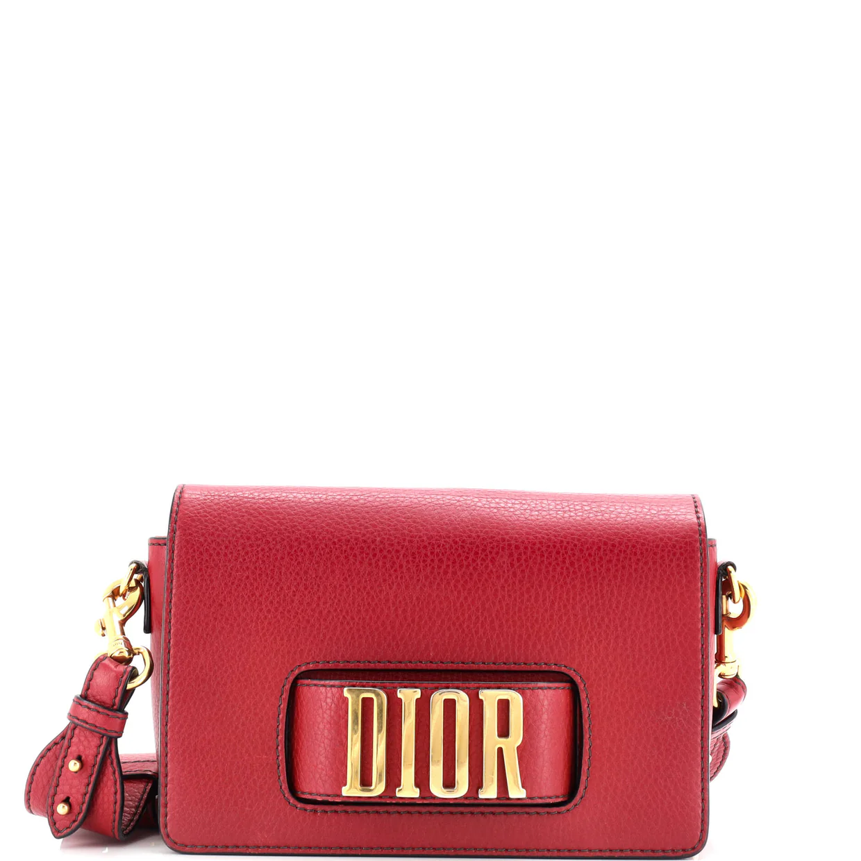 Dio(r)evolution Flap Bag Leather Medium - Deep Luxury