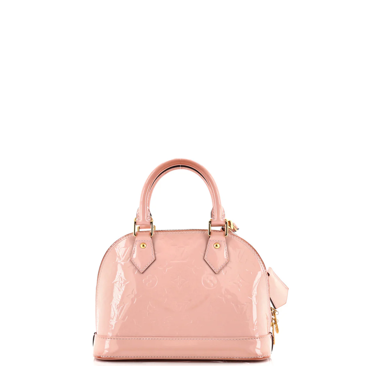 Alma Handbag Monogram Vernis BB - Deep Luxury