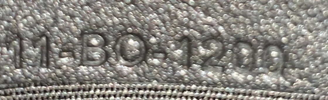 Double Zip Crossbody Pouch Oblique Canvas - Deep Luxury