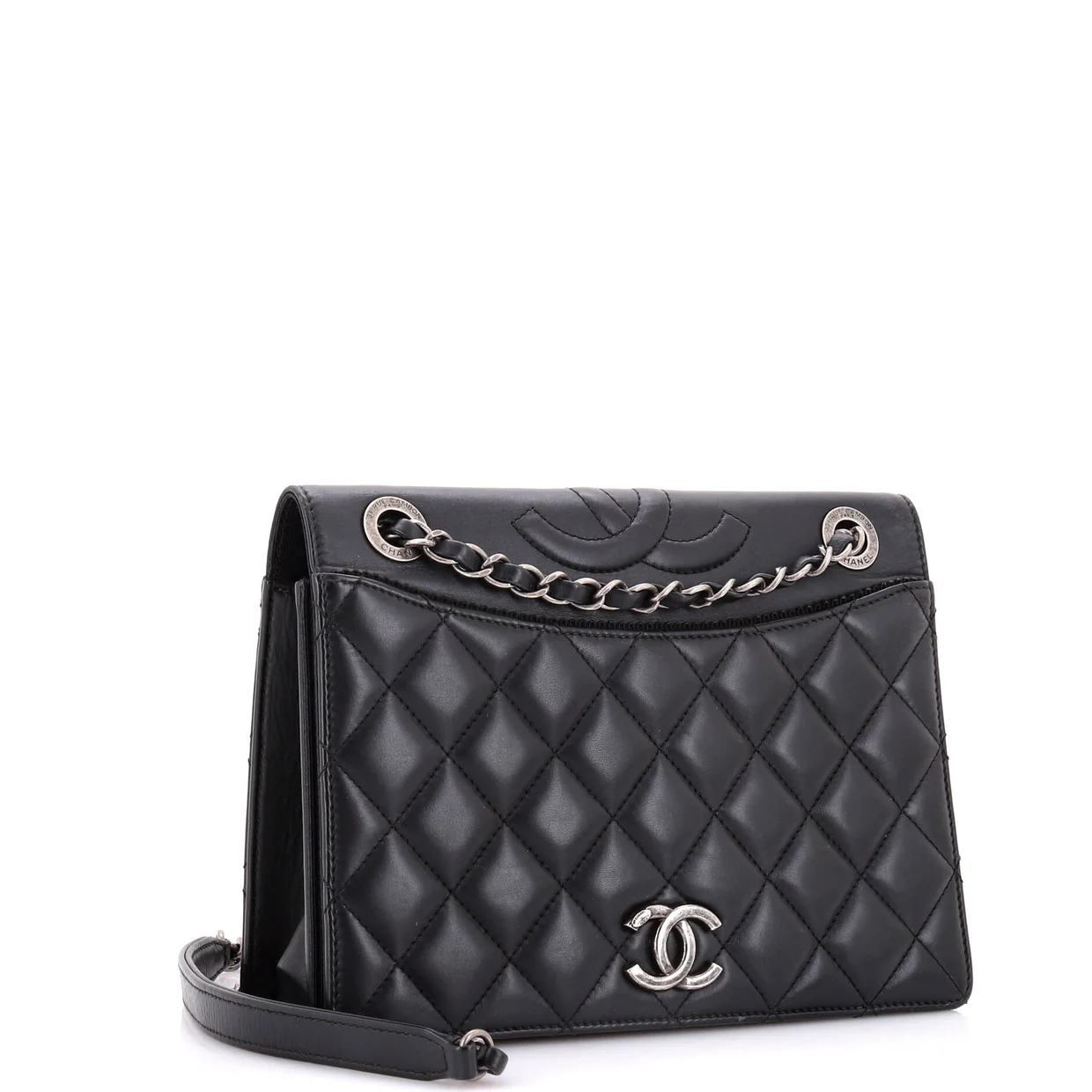 Ballerine Flap Bag Quilted Lambskin Medium - Deep Luxury