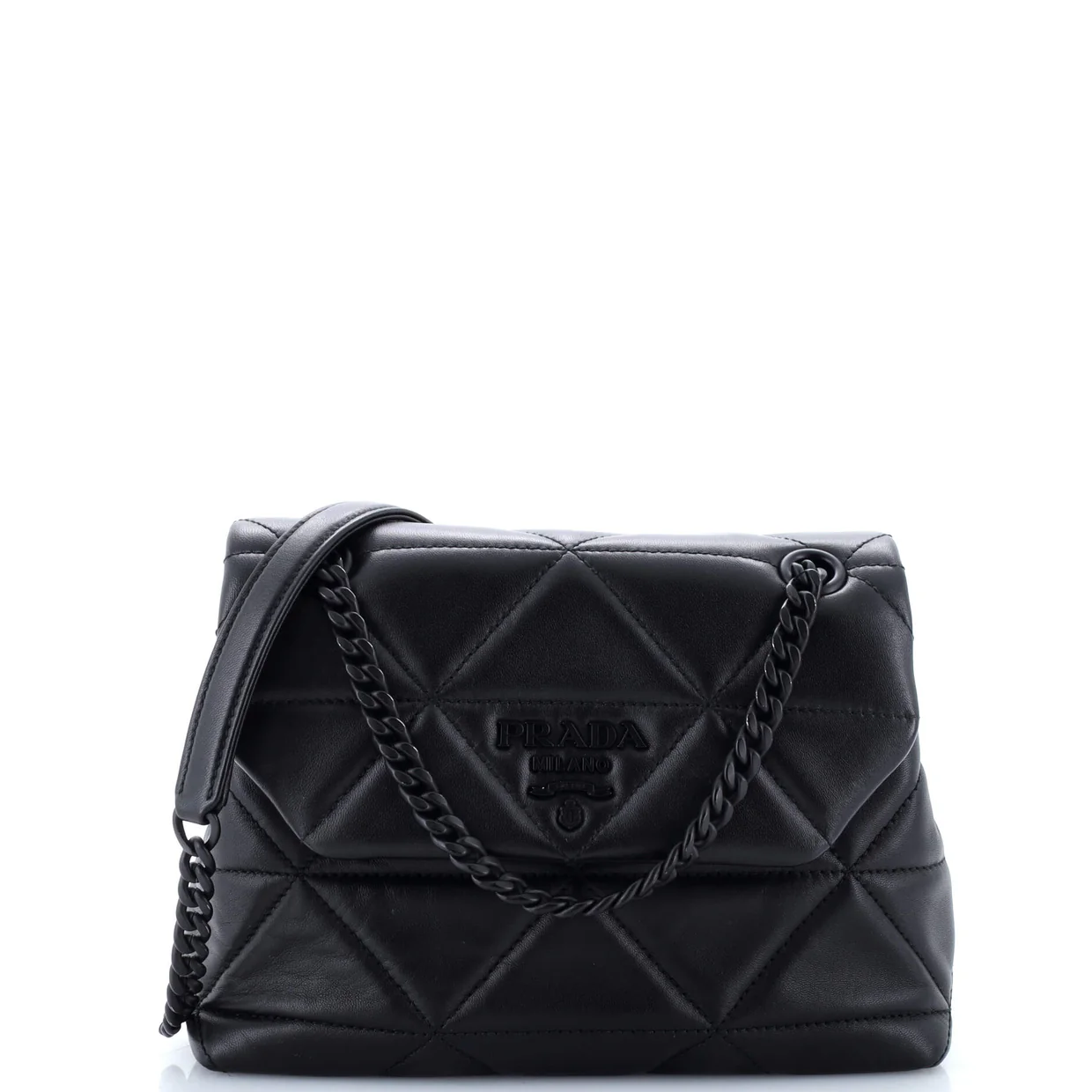 Spectrum Flap Bag Quilted Nappa Leather Small - Deep Luxury