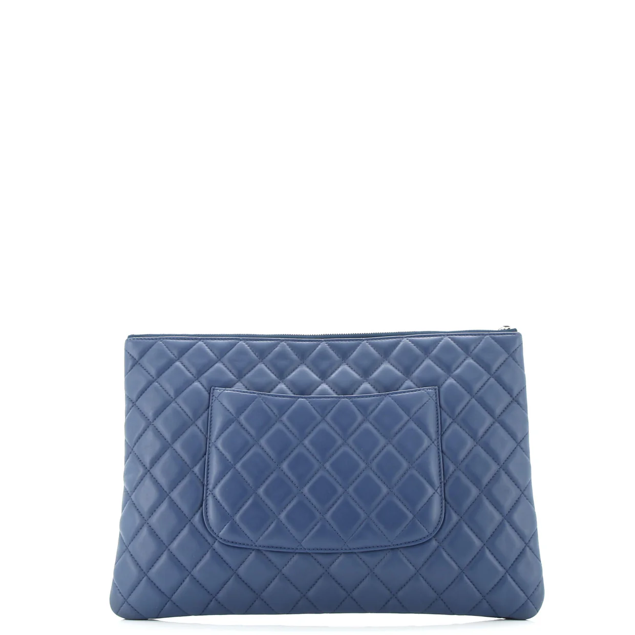 O Case Clutch Quilted Lambskin Large - Deep Luxury