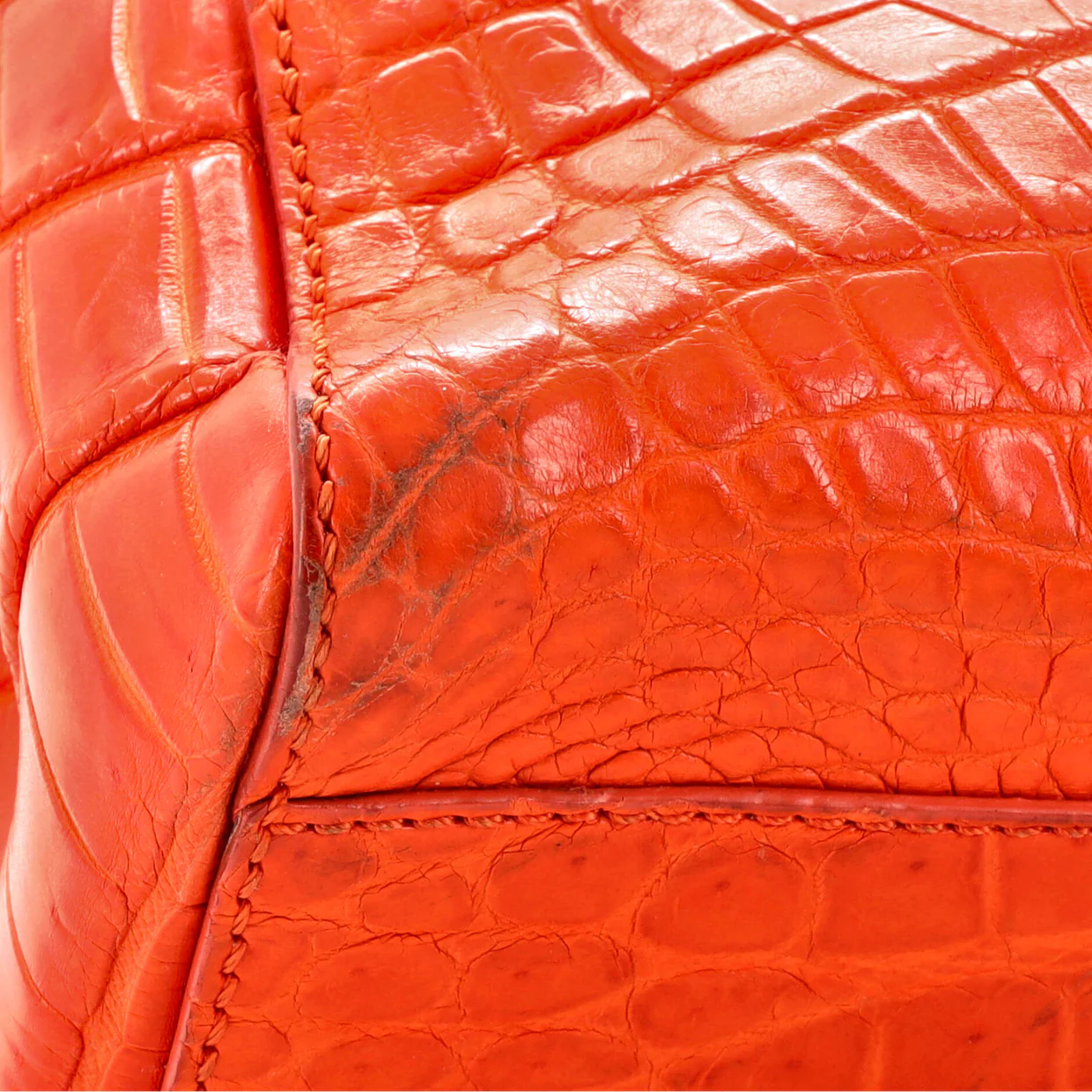 Peekaboo Bag Crocodile Mini - Deep Luxury