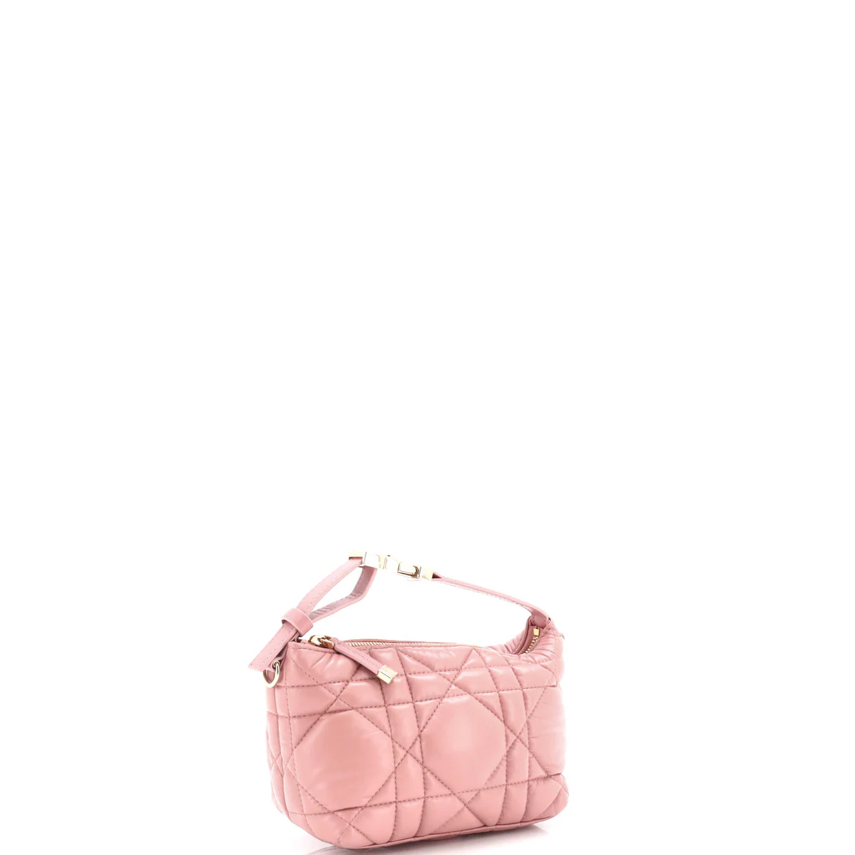 DiorTravel Nomad Pouch Macrocannage Quilt Calfskin Small - Deep Luxury