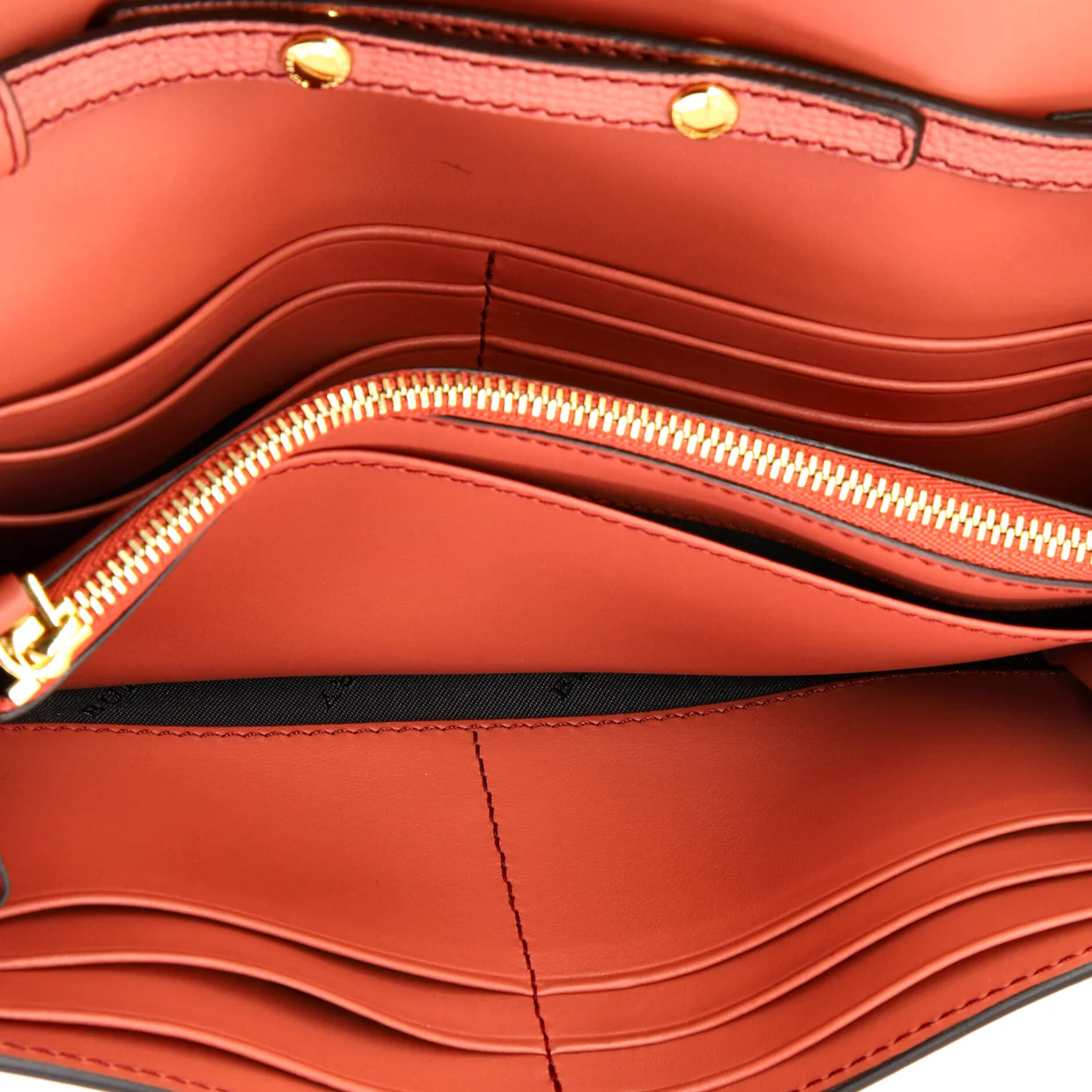 Henley Wallet on Chain Leather with House Check Canvas - Deep Luxury