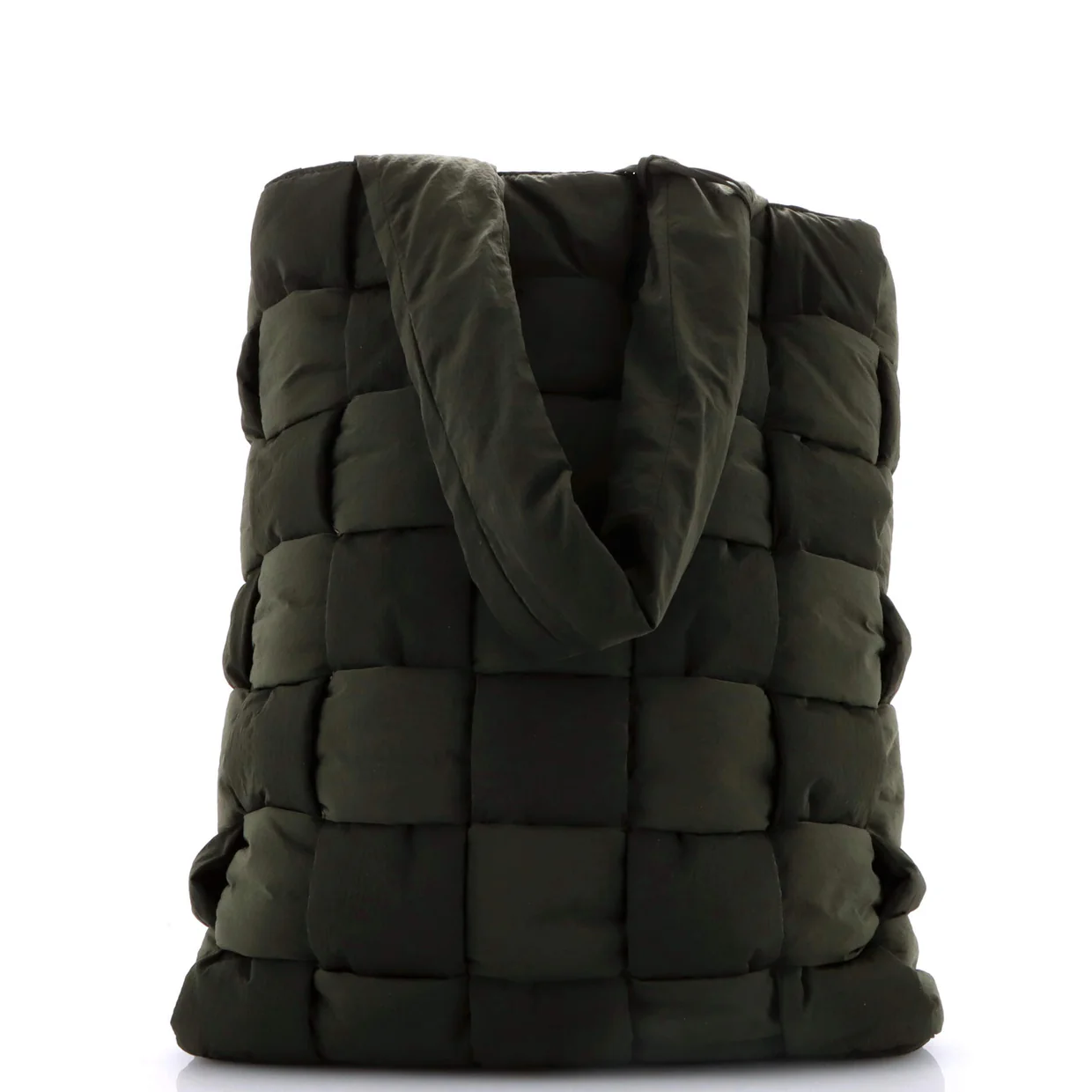Padded Tote Intrecciato Nylon Large - Deep Luxury