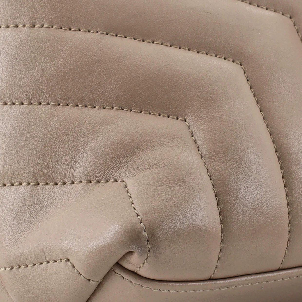 LouLou Backpack Matelasse Chevron Leather Small - Deep Luxury