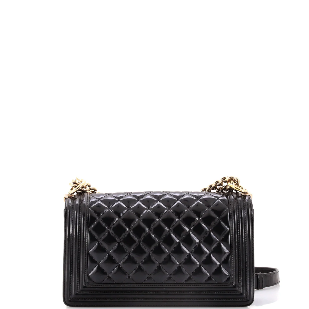 Boy Flap Bag Quilted Iridescent Glazed Calfskin Old Medium - Deep Luxury