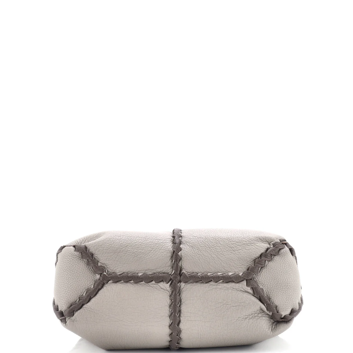 Convertible Tote Cervo with Intrecciato Detail Medium - Deep Luxury