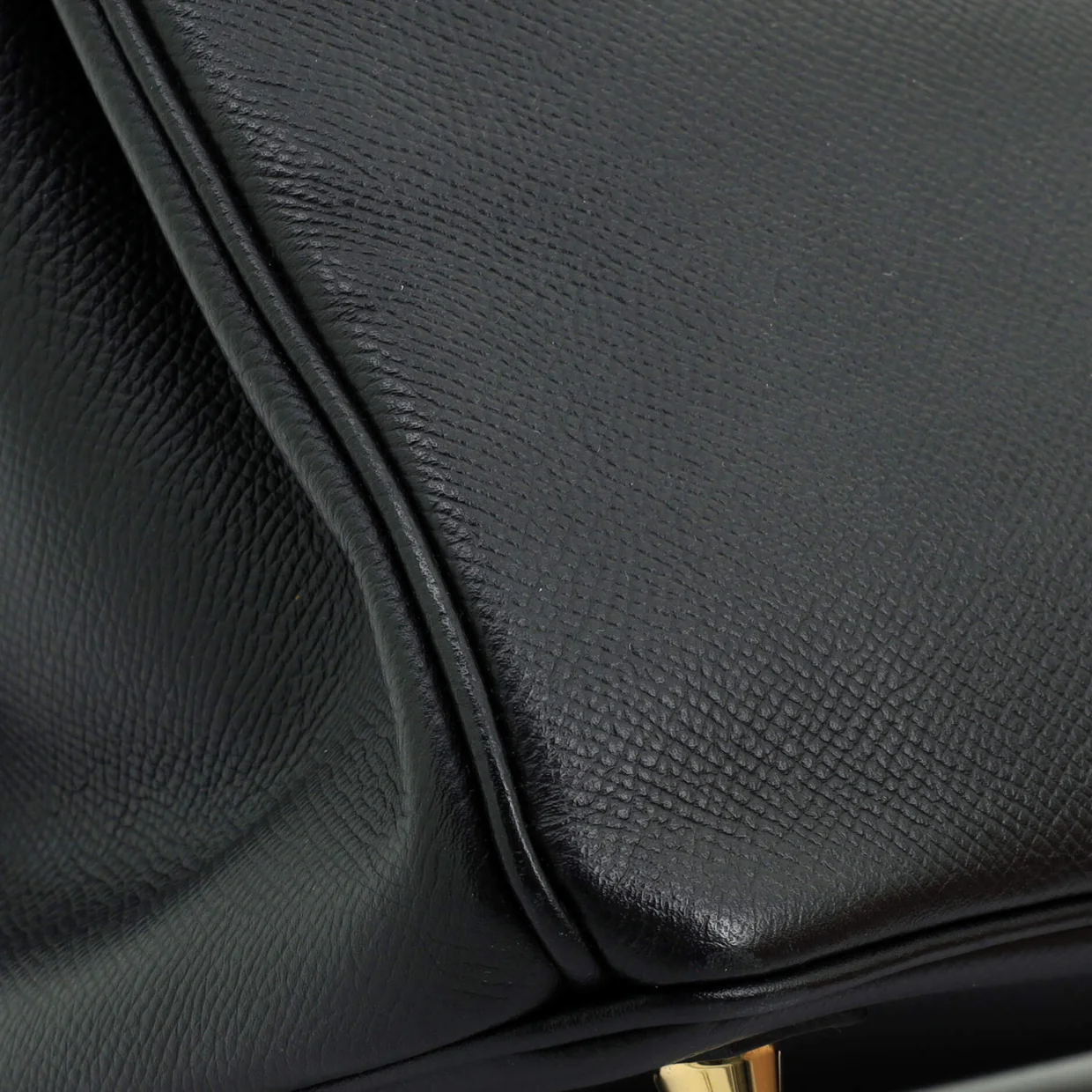 Birkin Handbag Noir Epsom with Gold Hardware 30 - Deep Luxury