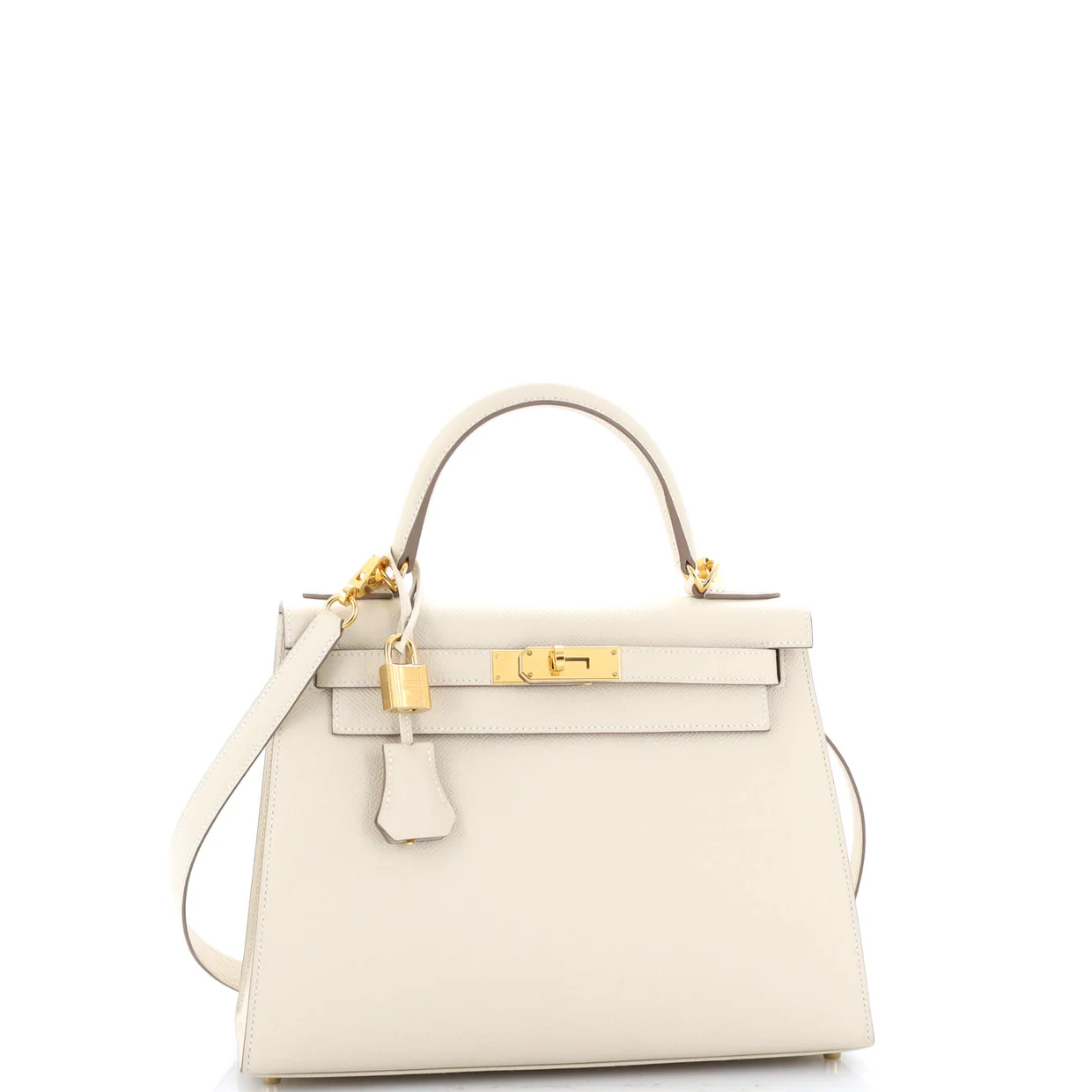 Kelly Handbag Light Epsom with Gold Hardware 28 - Deep Luxury