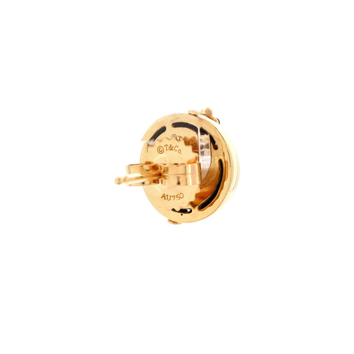 HardWear Bolt Ball Stud Earrings 18K Yellow Gold 10mm - Deep Luxury
