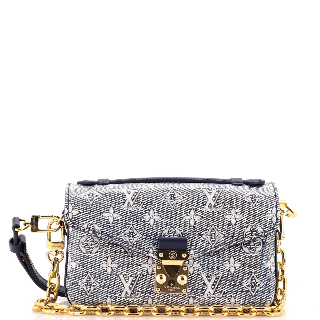 Pochette Metis Monoglam Jacquard Canvas East West - Deep Luxury